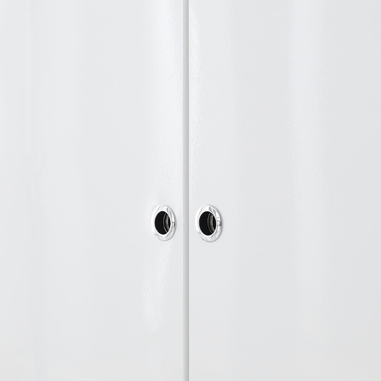 [희망일배송]  심플리 수납옷장 BC125 1143x500x1972mm, 화이트 2545.4534 - 상세 이미지 2