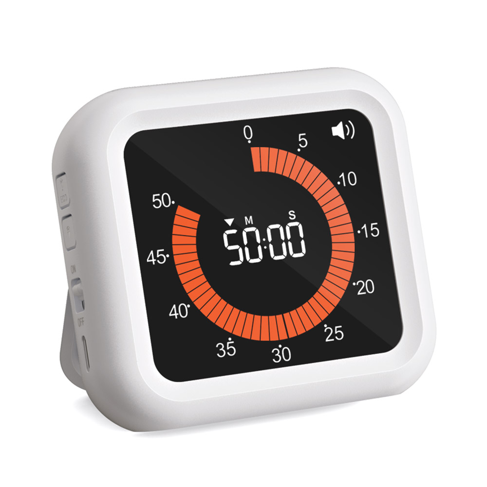 디지털 타이머 뽀모도로타이머 구글 타임 주방 요리 시계 공부 무소음 알람