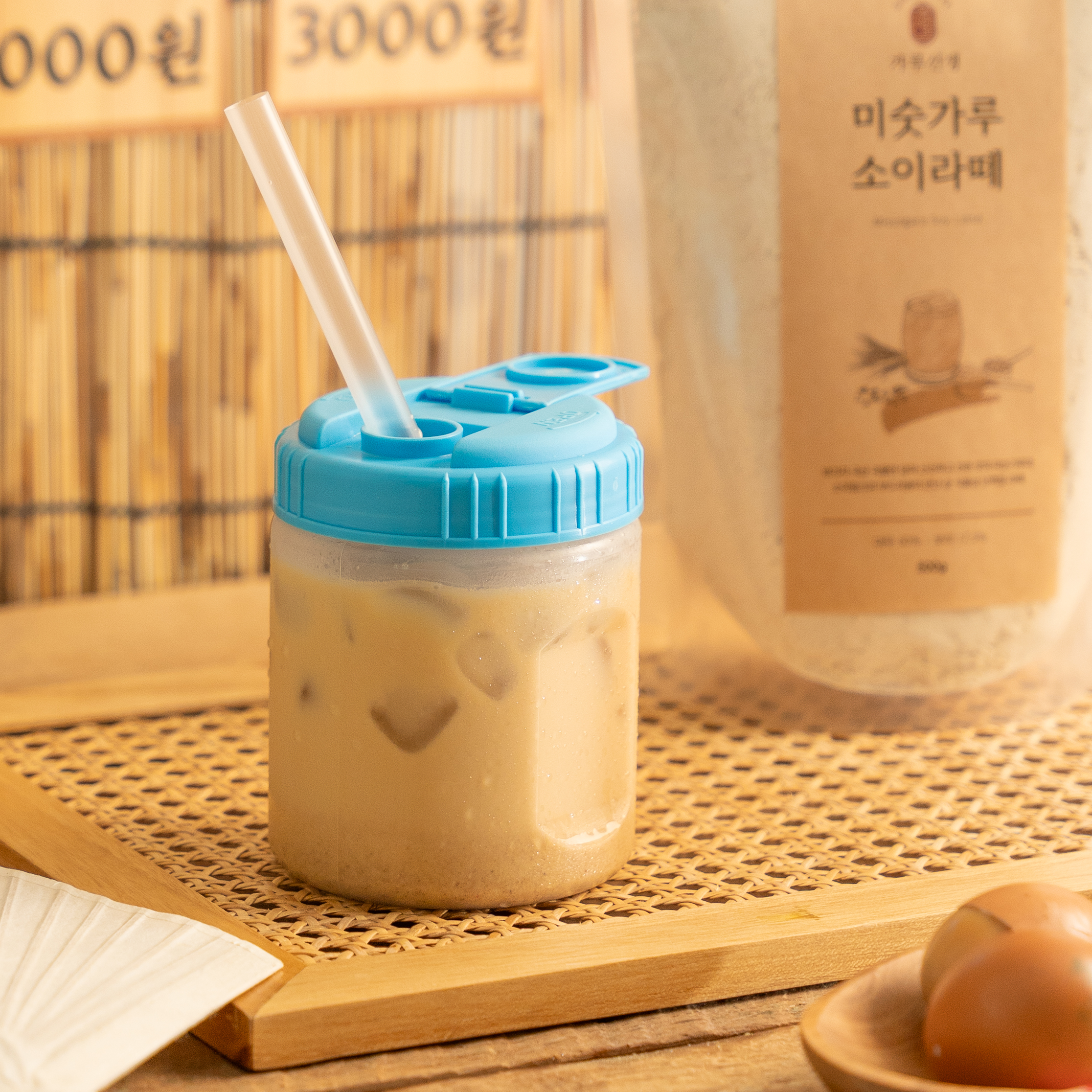 가루선생 타먹는 생두유 18곡 미숫가루 국산 곡물 18가지 무첨가 선식 식사대용 500g 이미지 3