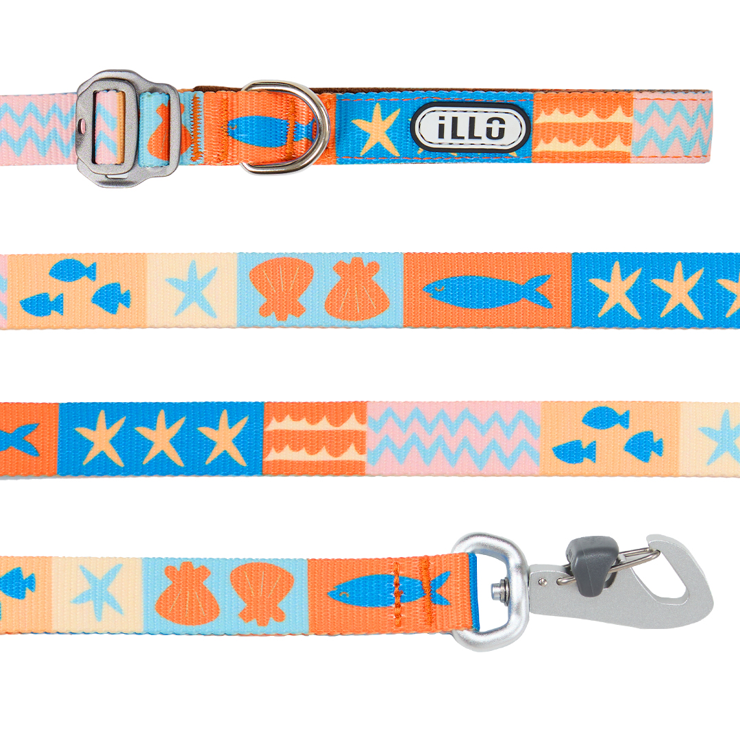 일로 리쉬 리드줄 반려견 산책용품 2m 샌드페블스, 2.4m 핸즈프리