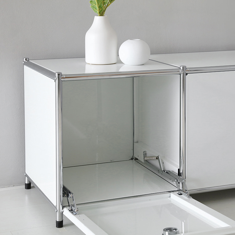 심플리 1x3 수납장 3문 BC015 1525x400x445mm, 1단, 화이트 3221.7820 - 상세 이미지 3
