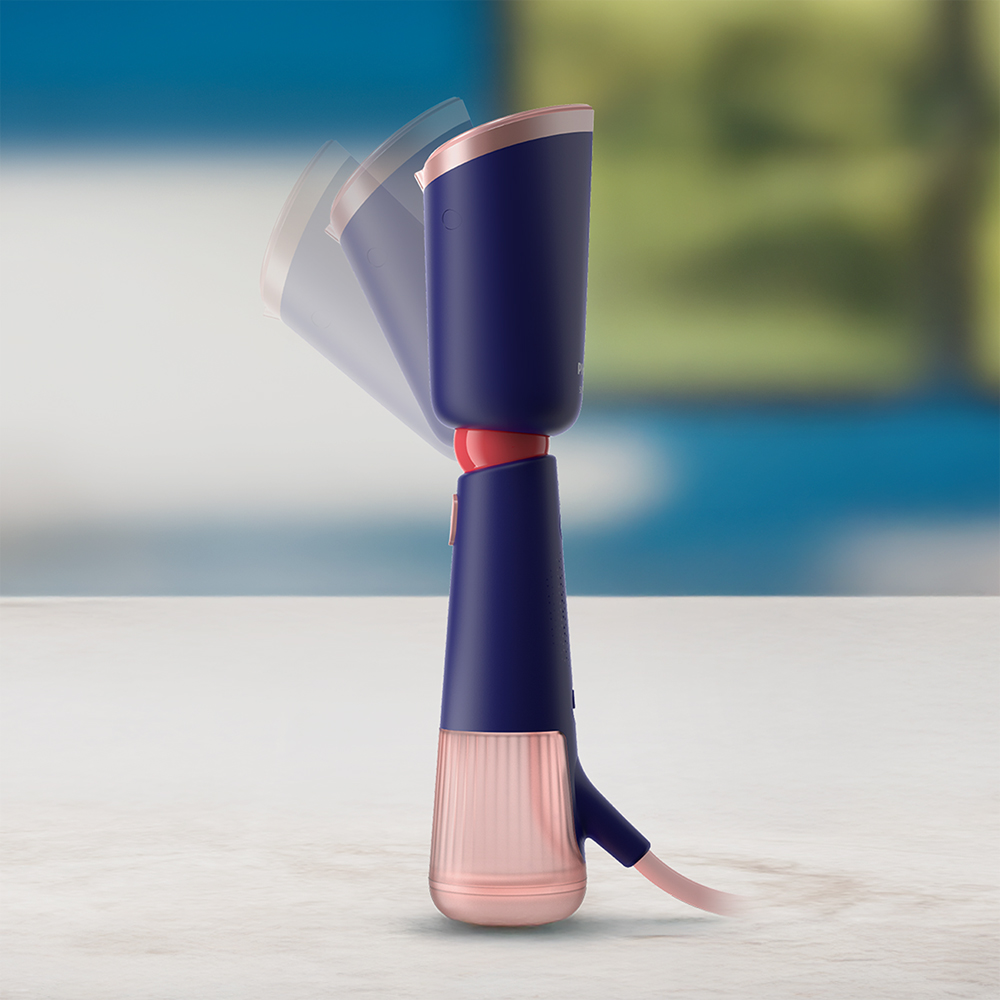 필립스 5000시리즈 핸디형 스팀다리미+2in1 장갑 파우치 네이비핑크