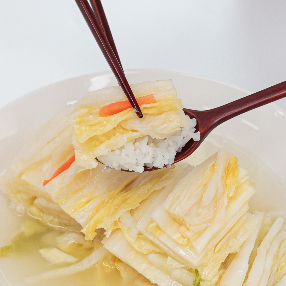 백김치 주문 국산 안매운김치 전라도 맛있는 무조미료 1kg+1kg 레시피 맛집 - 상세 이미지 3