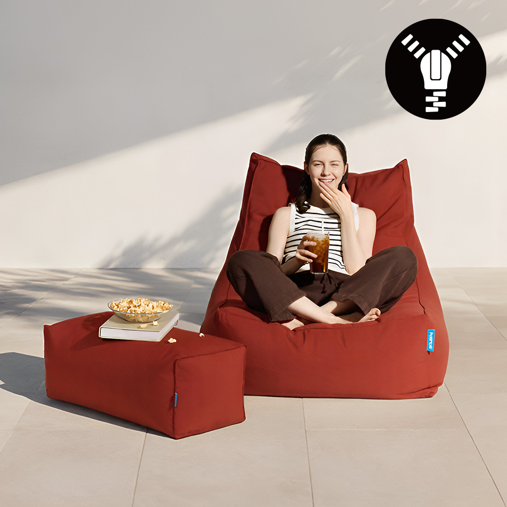 [빈백 환승 기획전] 폴리몰리 607P 겉+속 커버 세트 실내외 겸용 (애니웨어 컬렉션) / 충전재 불포함