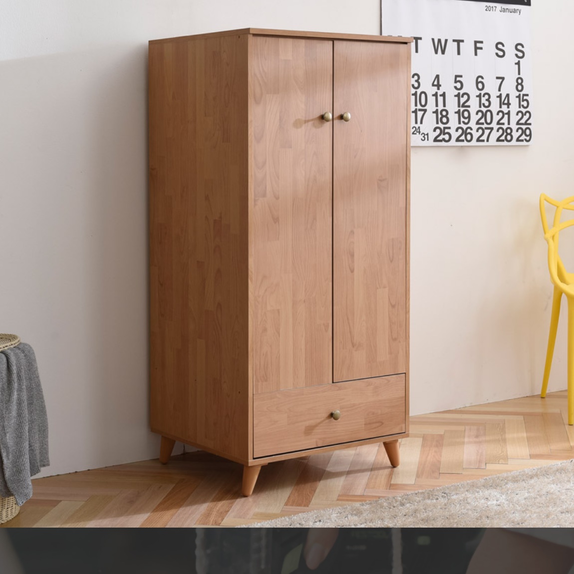 미니옷장 원룸옷장 낮은옷장 싱글장농 - 상세 이미지 4