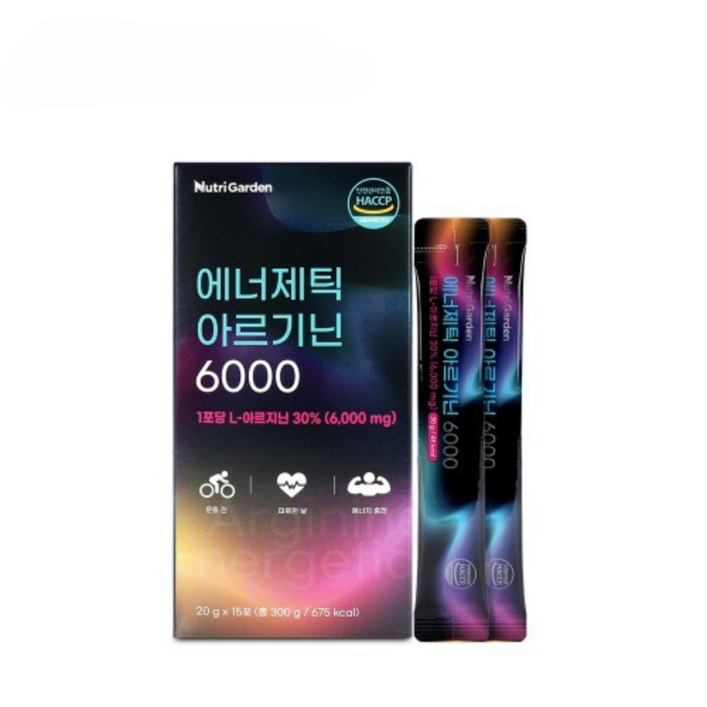뉴트리가든 에너제틱 아르기닌 데이팩 프로틴 포텐 부스터 파워업 발력 15포, 1개 - 상세 이미지 2