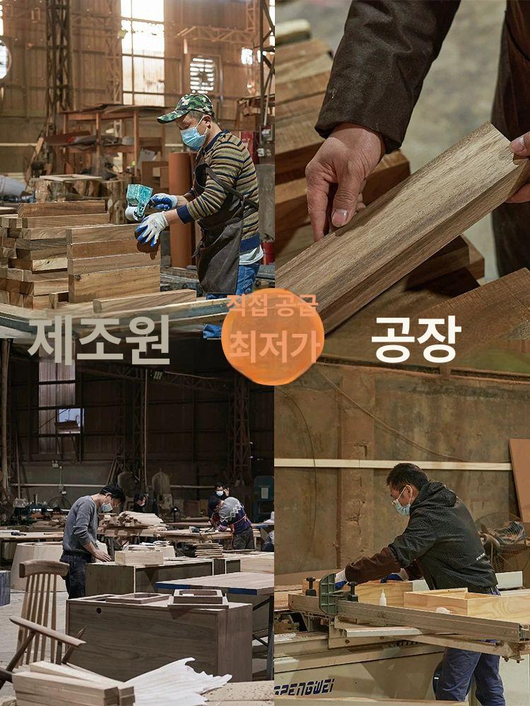 원목 보석 상자 반지 보관함 쥬얼리 보석함 귀걸이 월넛 4단 거울 후크 보석함 - 상세 이미지 5