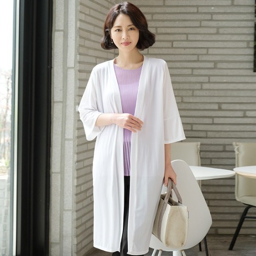 엄마옷 조이마담 J3199 나팔소매 로브 가디건 중년여성의류