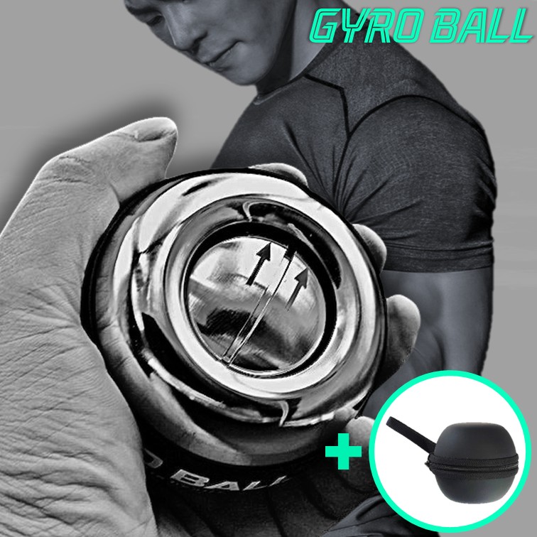 무소음 자이로볼 중급자용 손목 강화 운동 기구 악력 자이로볼 고중량 GYROBALL