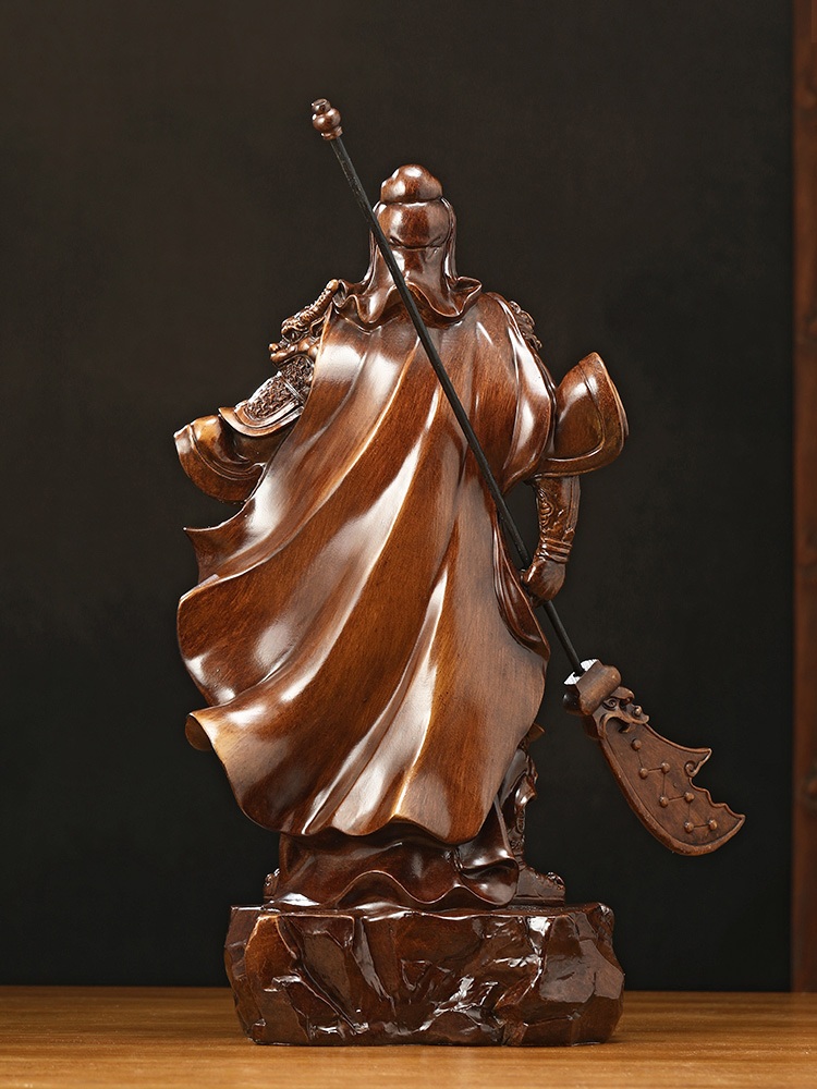 삼국지 대형 관우동상 돈들어오는 관우 거실 금전운 모형 - 상품 이미지