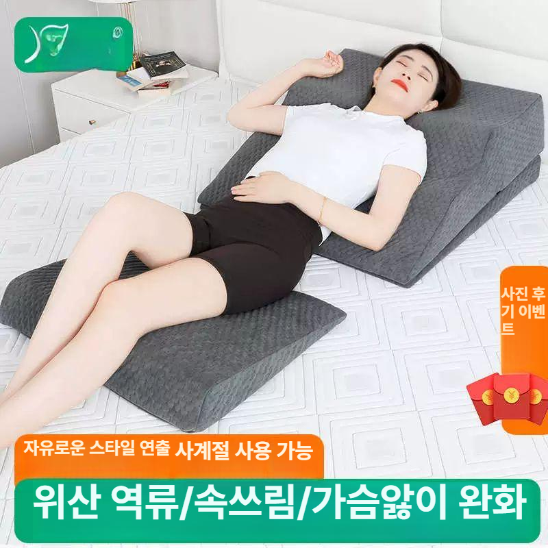 상체 쿠션 등받이 경사 허리 베개 높은 쉬운형 경사 쿠션 1개 - 상세 이미지 2