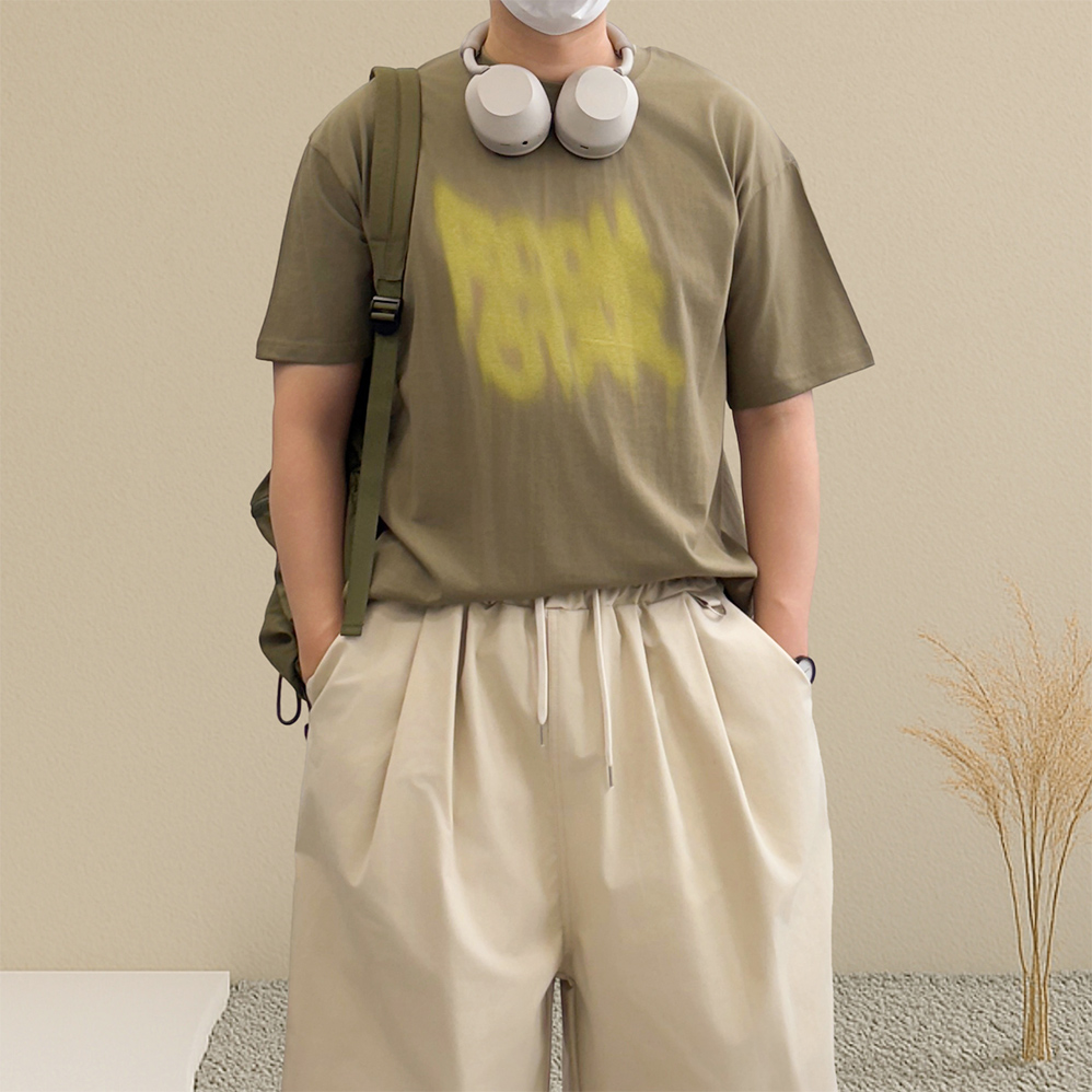 커플반팔티 흰색반팔티 쿨티셔츠 - 상품 이미지