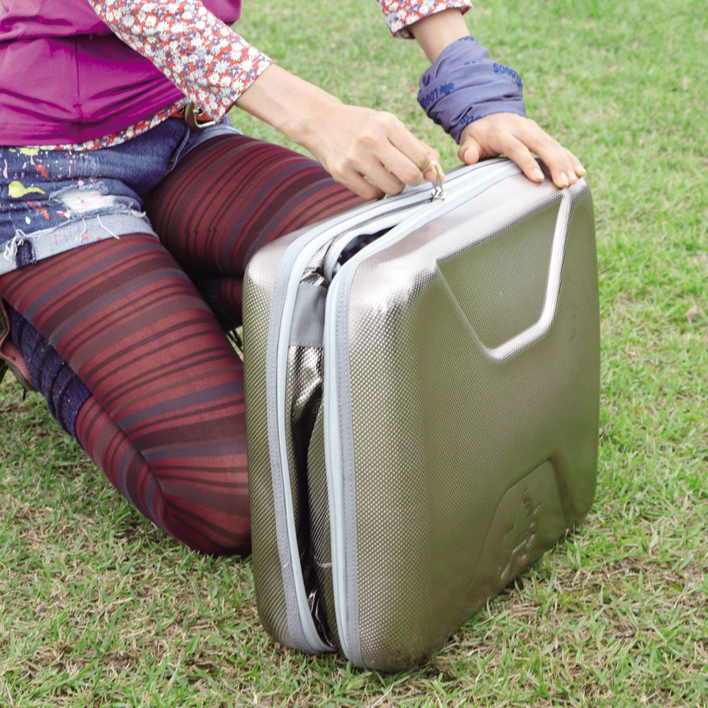 로고스 하이퍼 빙점하 아이스박스 쿨러백 캠핑 접이식 12L, 실버