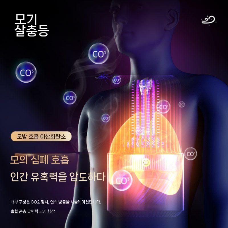 2025 신형 스마트 전기 모기 퇴치기 충전식 실내용 무소음 / 스마트 감지 / 충전식 V7 플러그 버젼 (60) - 상세 이미지 5
