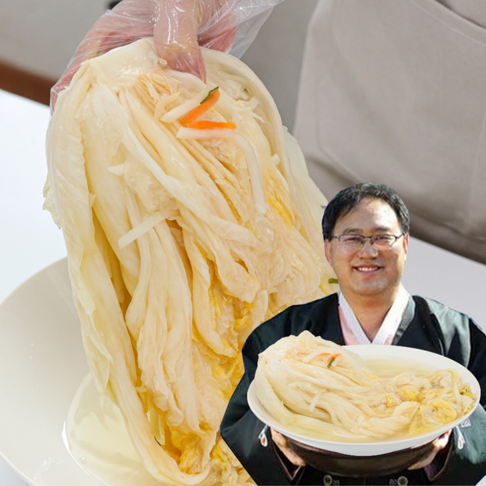 백김치 주문 국산 안매운김치 전라도 맛있는 무조미료 1kg+1kg 레시피 맛집 - 상품 이미지