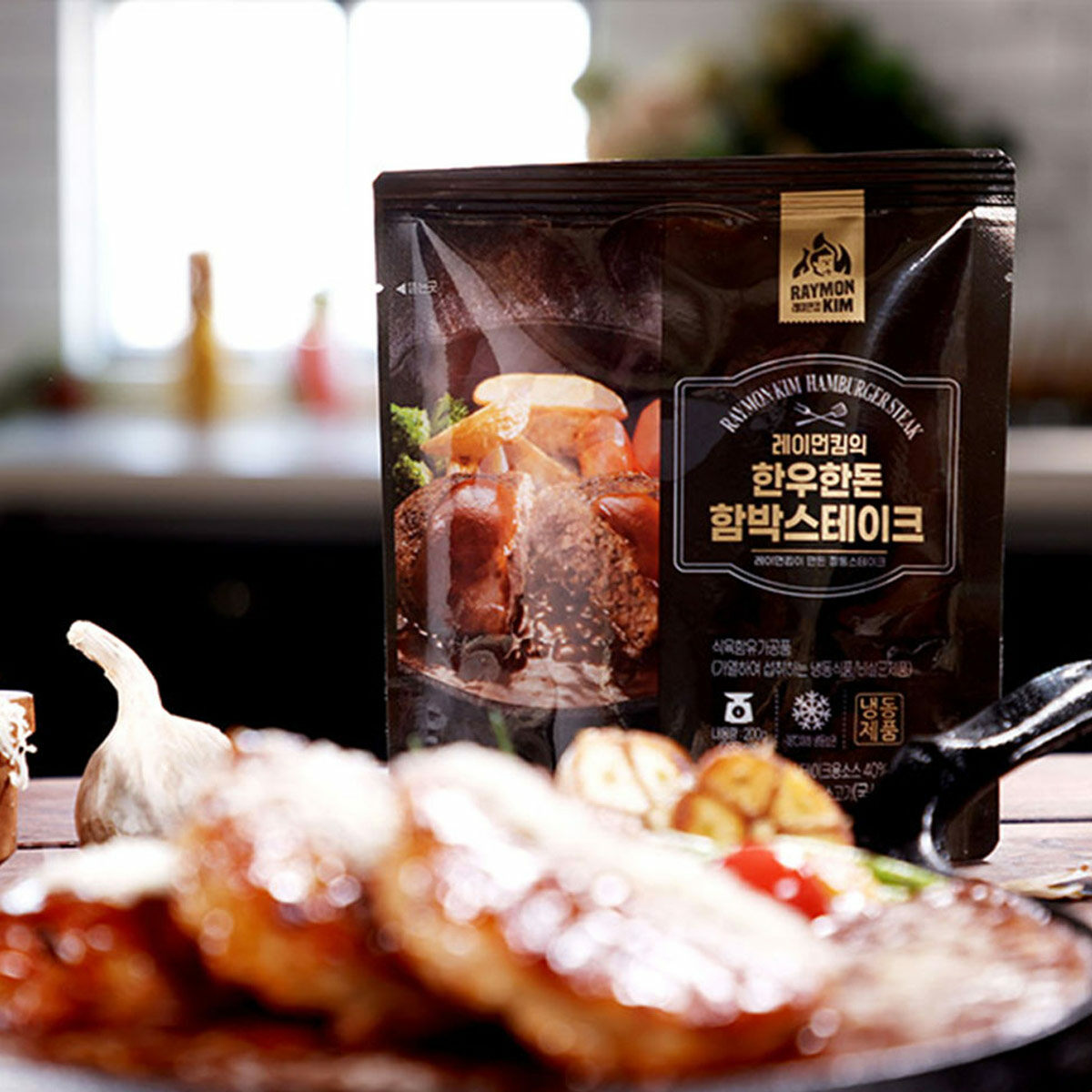 (m)[레이먼킴] 한우한돈 함박스테이크 200g x 7팩