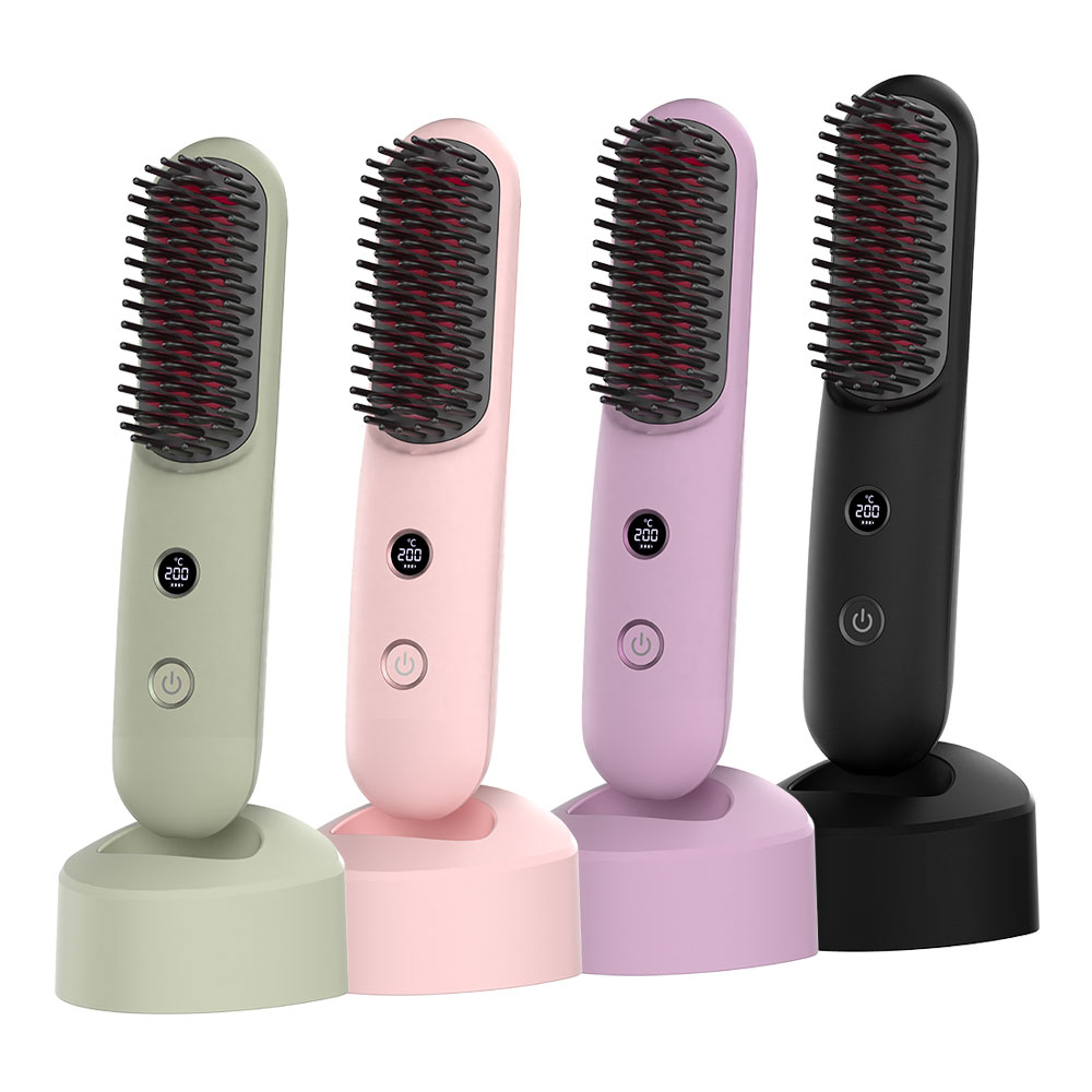 슈틸루스터 음이온 휴대용 무선 빗 고데기 ST-RHS100