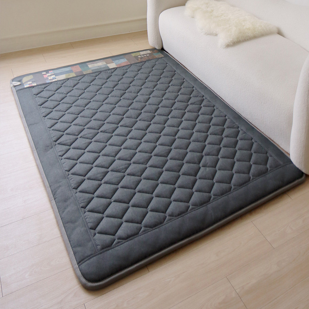 들꽃잠 어싱 온열매트 매쉬 Q 매트커버 세트 퀸 2인용 부부 침실 대형 숙면