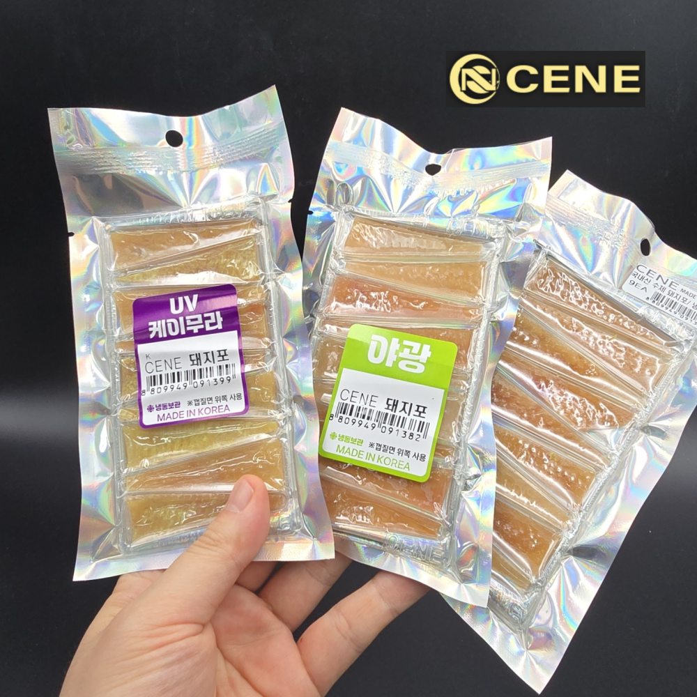 카포스 세네 야광 돈피포 낚시용 돼지껍데기포 돼지포 학꽁치포 장어포 대용 미끼 - 상세 이미지 2