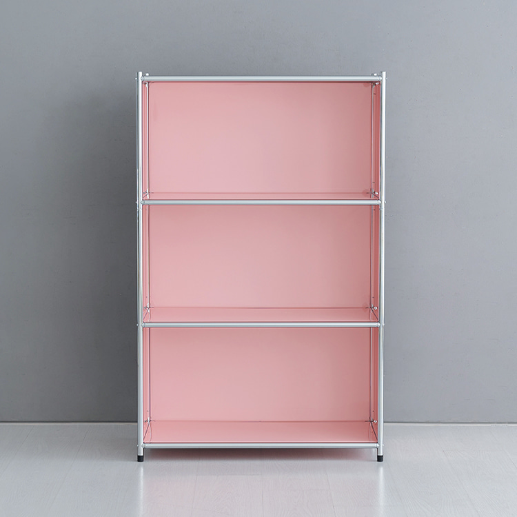 심플리 수납장 BC120 770x400x1200mm, 3단, 핑크 8800.2907 - 상세 이미지 4