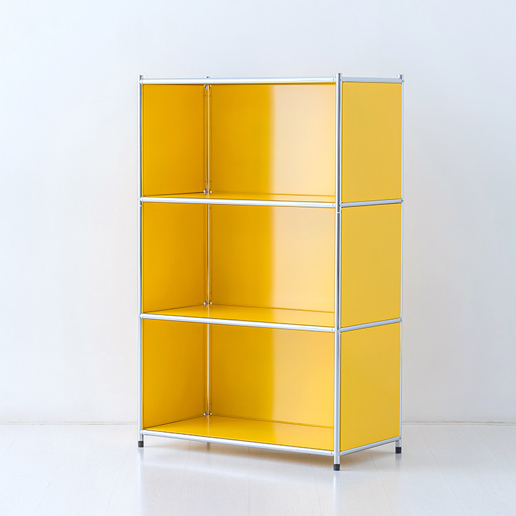 심플리 수납장 BC120 770x400x1200mm, 3단, 옐로우 4426.4914 - 상세 이미지 5