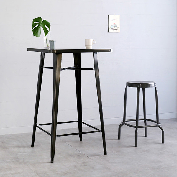 600 빈티지바테이블 SM-B1101-60 620mm, 블랙 6495.2860