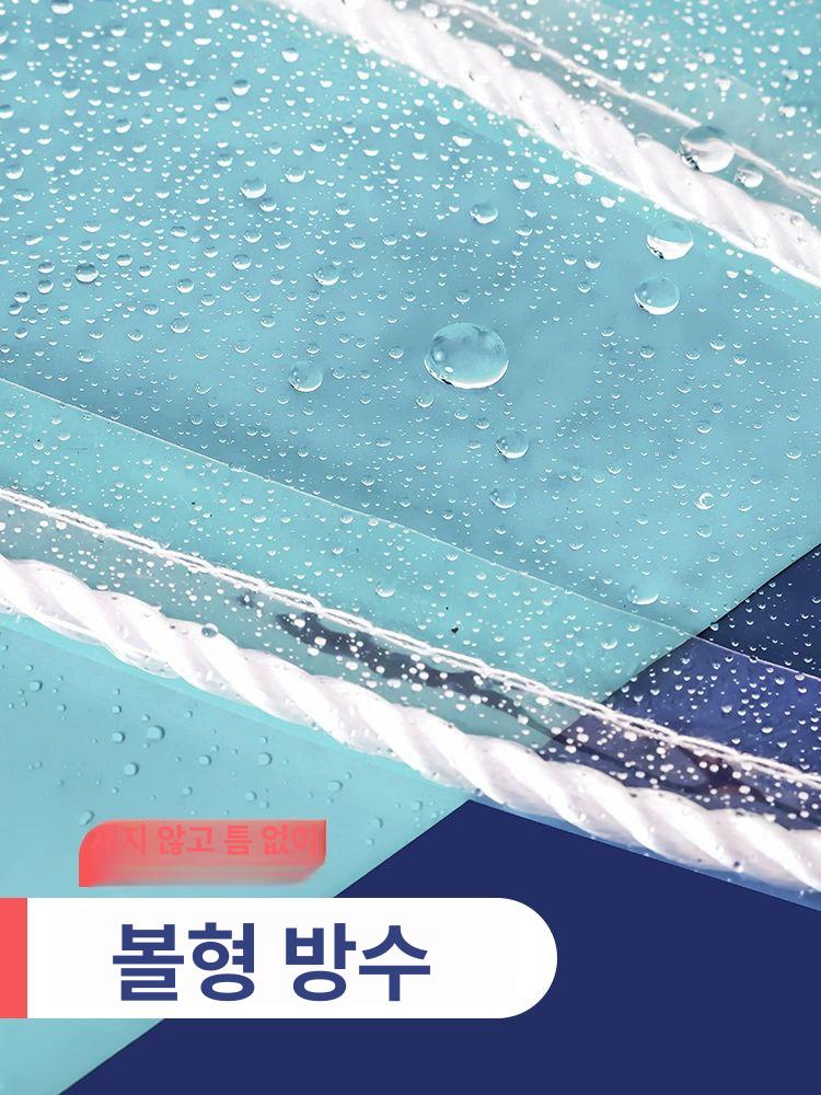우레탄창 윈터캠핑 쉘터 창문 바람막이 캠핑 두꺼운 우풍차단 사이즈 맞춤 주문 끈 기본 발 사이즈 - 상세 이미지 2
