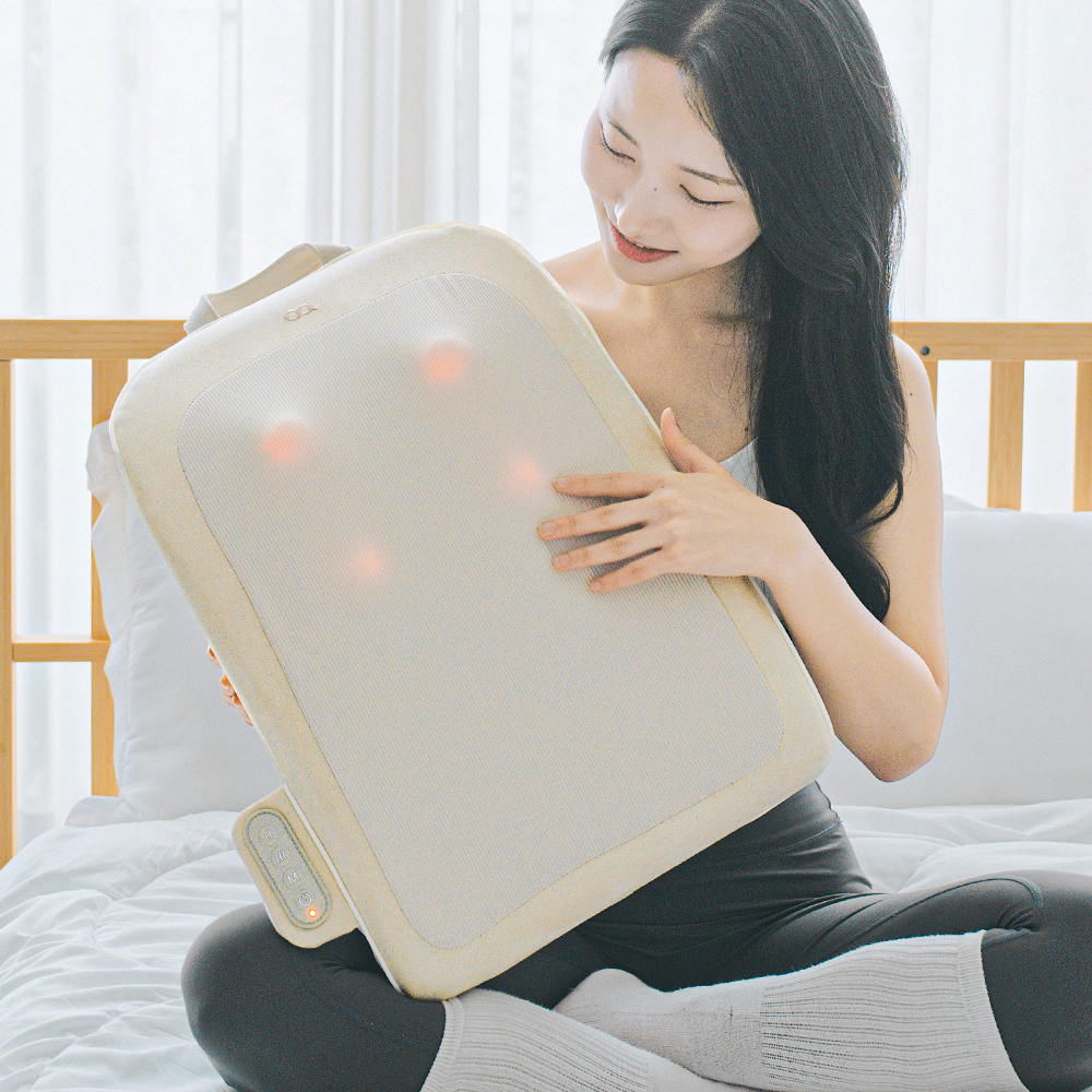 오아 무빙볼 무선 등 허리 마사지기 온열 롤링 안마기 허리쿠션 미니 안마의자 - 상세 이미지 5