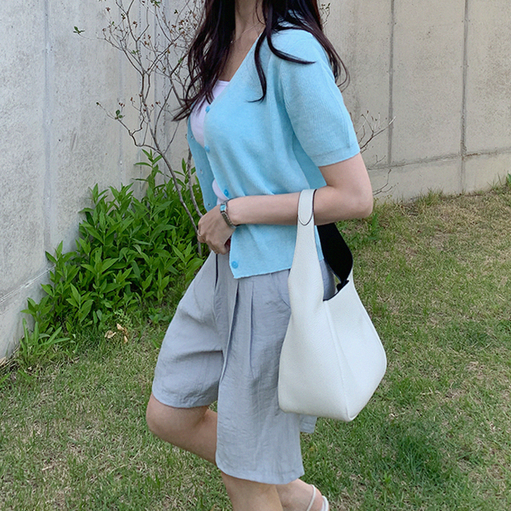 이나치 린넨 하프 팬츠 - 상세 이미지 3