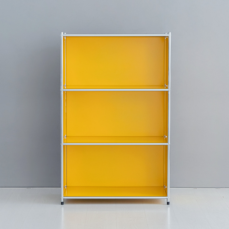 심플리 수납장 BC120 770x400x1200mm, 3단, 옐로우 4426.4914 - 상세 이미지 3