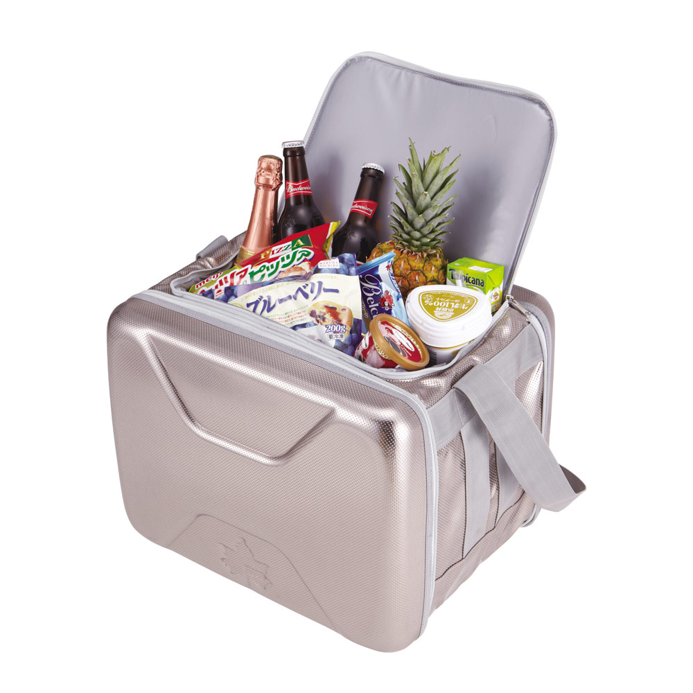 로고스 하이퍼 빙점하 아이스박스 쿨러백 캠핑 접이식 12L, 실버