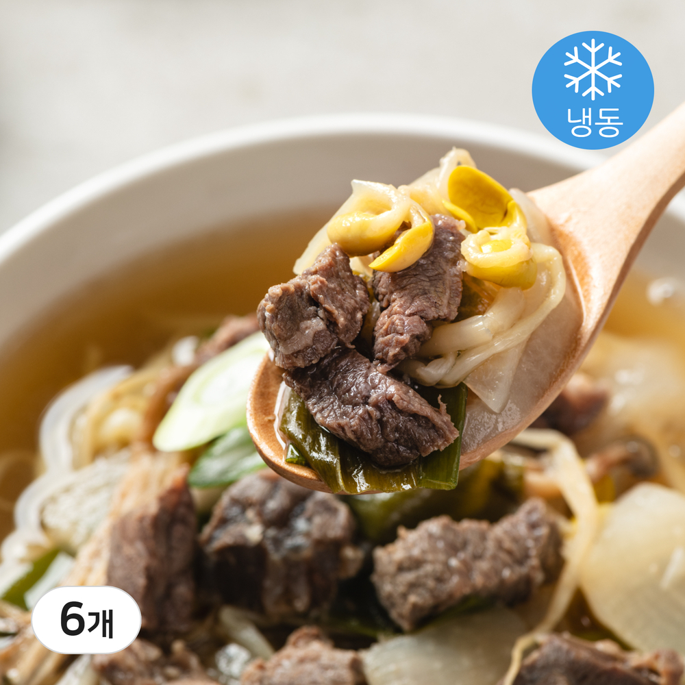 맑은 한우 소고기무국 쇠고기 뭇국 국밥 밀키트 1kg 6개