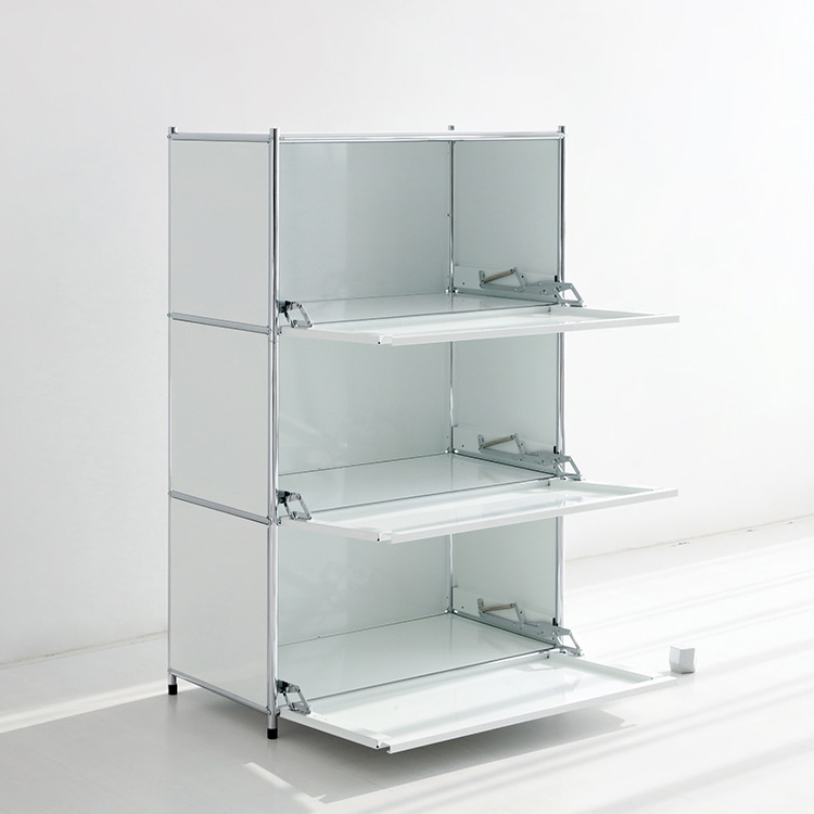 심플리 수납장 SG431 770x400x1200mm, 3단, 화이트 4884.5789 - 상세 이미지 5
