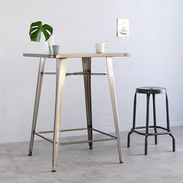 800 빈티지바테이블 SM-B1101-80 800mm, 건메탈 4157.7462