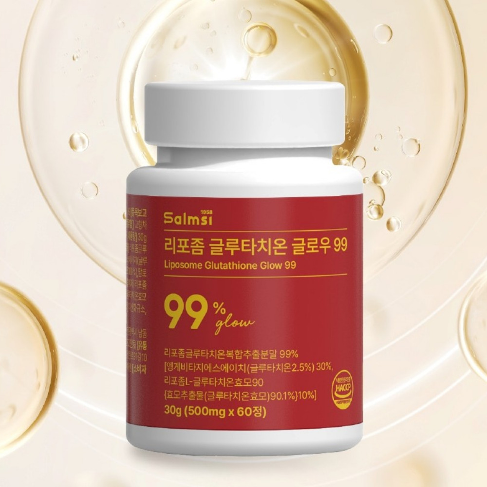 salmsi 리포좀 글루타치온 글로우99 퓨러 글로겐 리포글루정 리프좀 60정, 3개 - 상세 이미지 5