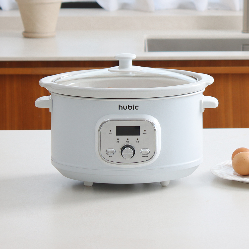 휴빅 맥반석 구운계란 굽는 기계 만들기 달걀 삶는 계란찜기 에그쿠커 타이머 예약기능