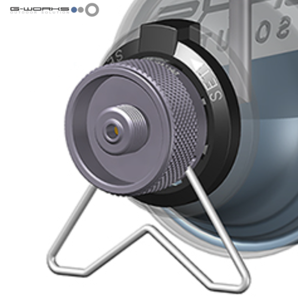 지웍스 부탄어댑터 액출방지형