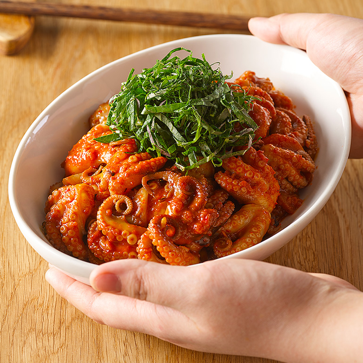 쭈꾸미볶음 간편식 생재료 숙성양념 냉동 쭈꾸미 350g 매운맛 2인분 캠핑 음식 요리