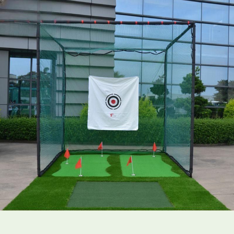 대형 스윙네트 가정용 골프연습망 마당 스윙 훈련 그물망 3x3x3m 기본모델 - 상세 이미지 2