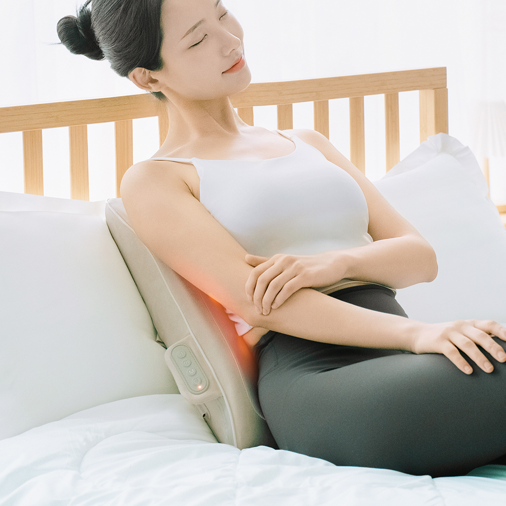오아 무빙볼 무선 등 허리 마사지기 온열 롤링 안마기 허리쿠션 미니 안마의자 - 상세 이미지 4