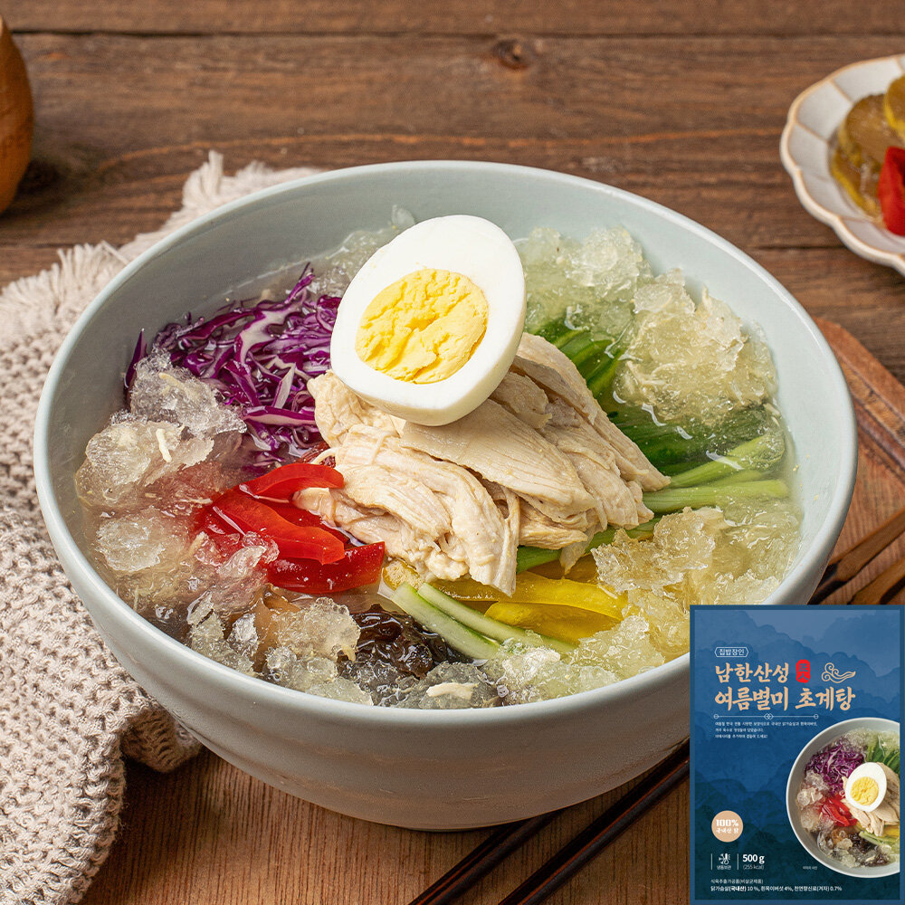 [냉동] 집밥장인 남한산성 여름별미 초계탕 500g X 2팩 - 상품 이미지