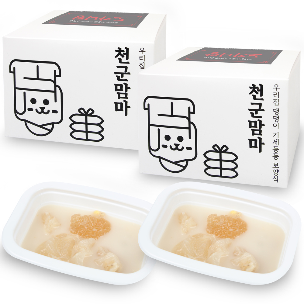 [1+1]강아지보양식 도가니탕360g+360g 국내제조 노령견 특식 - 상품 이미지