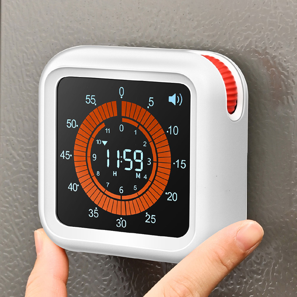 디지털 타이머 뽀모도로타이머 구글 타임 주방 요리 시계 공부 무소음 알람