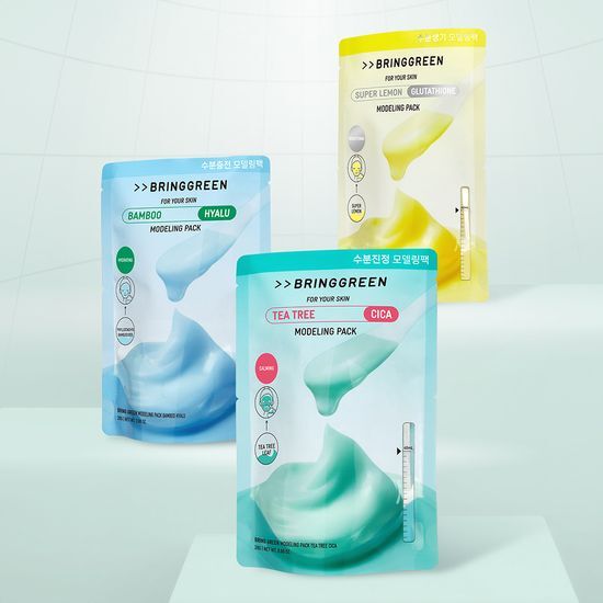 [1+1] 브링그린 모델링 팩 티트리 시카 28g
