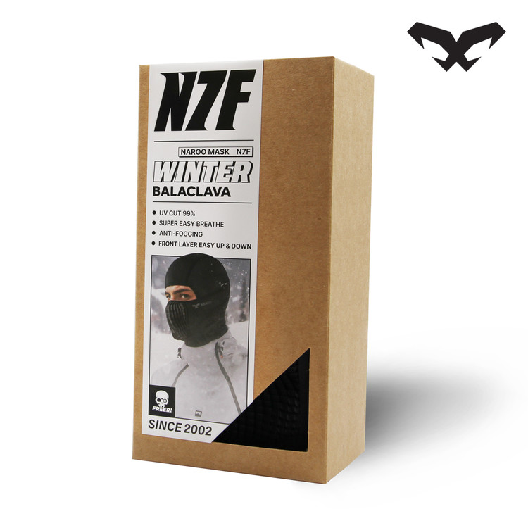나루마스크 N7F 숨쉬기 편한 호흡 풀 페이스 커버 롱 넥 바라클라바 이미지 6