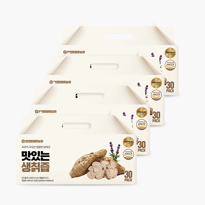 참앤들황토농원 맛있는 칡즙 100ml 30포, 4개