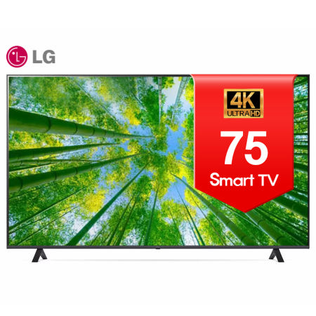 LG 190cm(75인치) 4K UHD 스마트TV LED 75UQ8000 수도권스탠드 설치