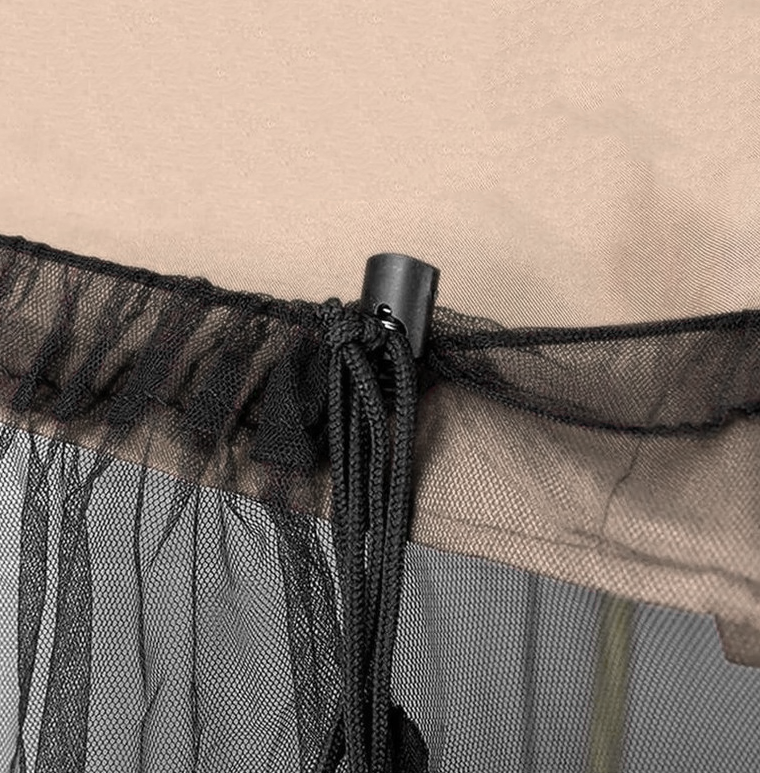 야외 파라솔 모기장 캠핑 낚시 마당 테라스 해충 차단 실외 360도 그늘막 방충망