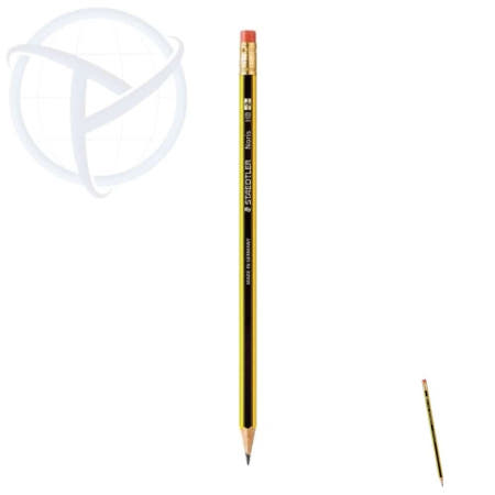 스테들러 노리스 옐로우연필 지우개연필 144개 미술재료