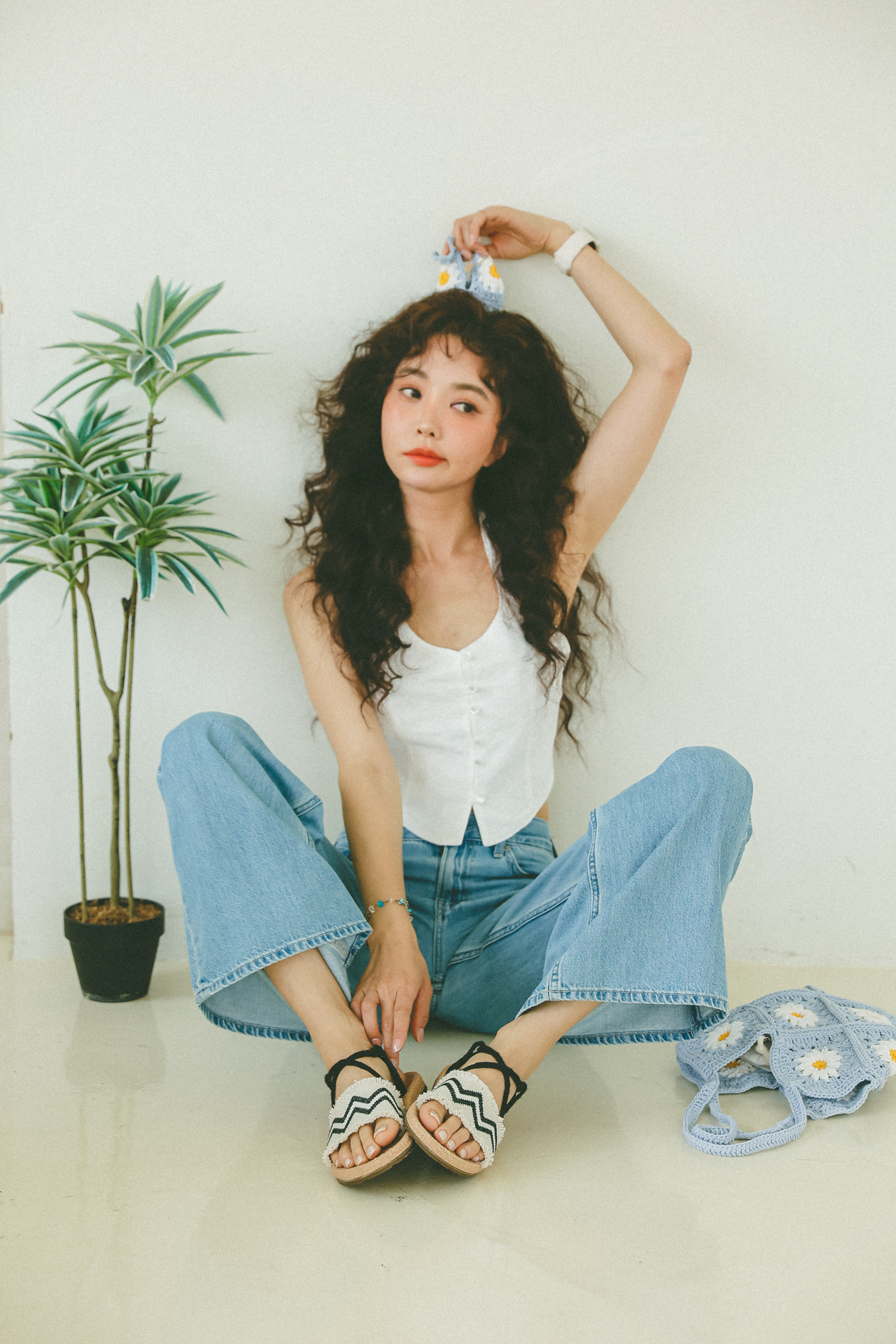 VPADA 브이파다 E12 블랙지그재그 발편한 여성샌들 - 상세 이미지 3